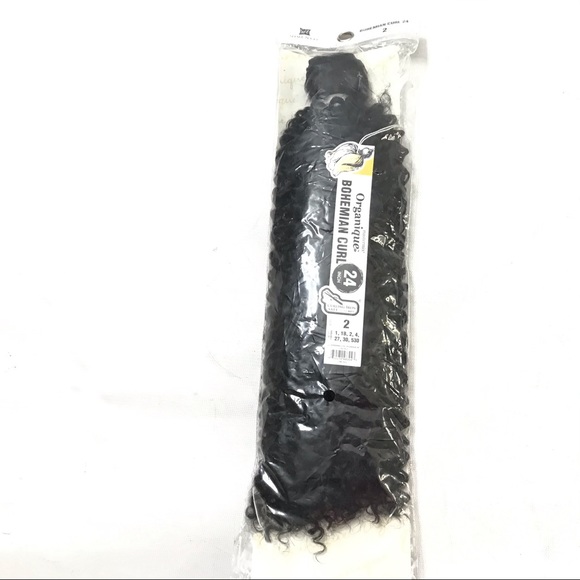 24” Bohemian Curl SHAKE N GO Synthetic Color 2 Black New - Picture 6 of 7